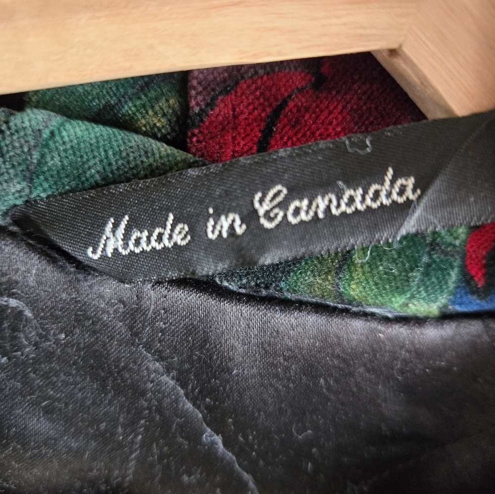 Floral Hooded Women's Coat - Picture 6 of 10